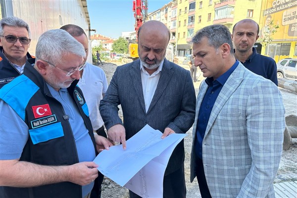 Çorum Albayrak Caddesi’nde çalışmalar başladı