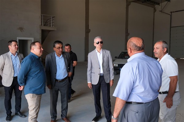 Vali Çiçekli’den bölgedeki kooperatiflerde inceleme