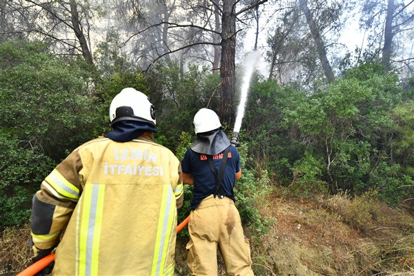 İzmir’de orman yangını