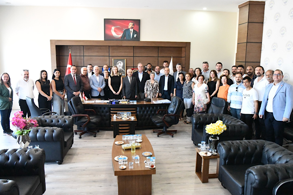 CHP heyetinden Keşan Belediye Başkanı Özcan’a ziyaret