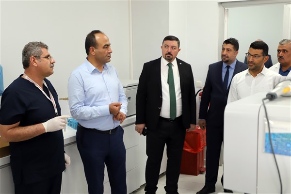 İl Sağlık Müdürü Dr. Berk’ten Haliliye Ağız ve Diş Sağlığı Hastanesine ziyaret