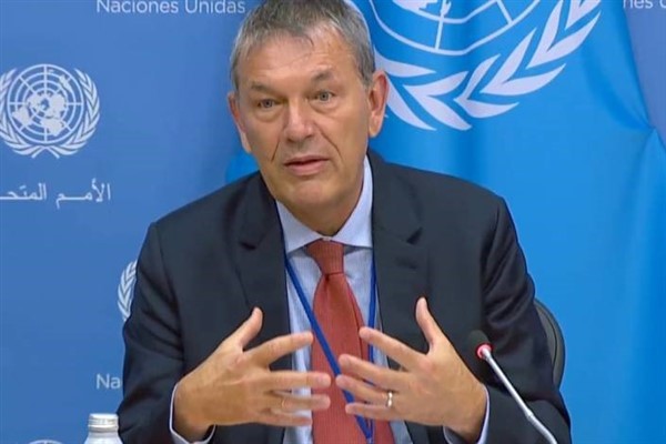 Lazzarini: Birleşmiş Milletler ve ortaklarının işlerini yapmasına izin verin