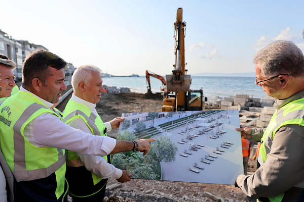 Bursa Büyükşehir Belediyesi’nden Mudanya’da çevre düzenlemesi