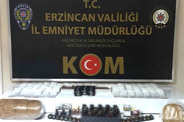 Erzincan’da kaçak tütün operasyonu