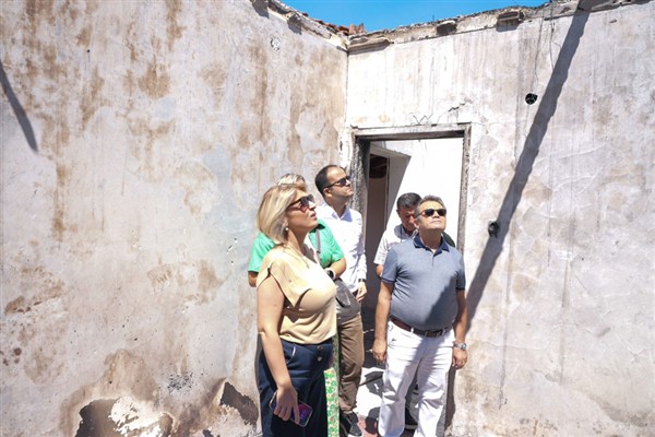 Keyvan’dan yangından etkilenen vatandaşlara ziyaret