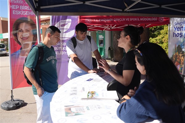 Büyükşehir, şehre üniversite okumaya gelen öğrencilere karşılama etkinlikleri düzenliyor