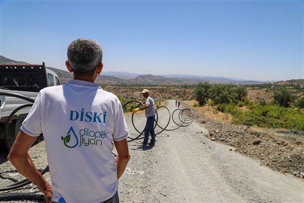 DİSKİ kırsal mahallelere içme suyu ulaştırıyor