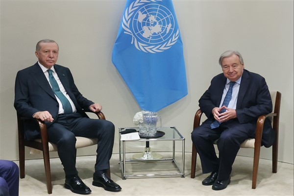 Cumhurbaşkanı Erdoğan, BM Genel Sekreteri Guterres ile bir araya geldi