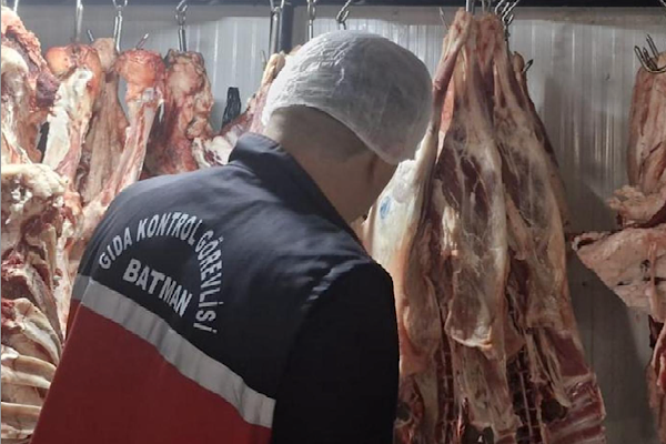 Batman’da kaçak et denetimleri