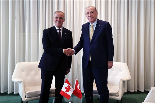 Cumhurbaşkanı Erdoğan, Kanada Başbakanı Carney ile görüştü