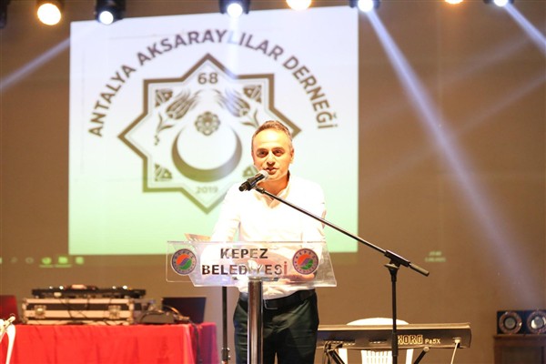 Kepez’in Uluslararası Kültür Festivali’nde Aksaraylılar Gecesi düzenlendi