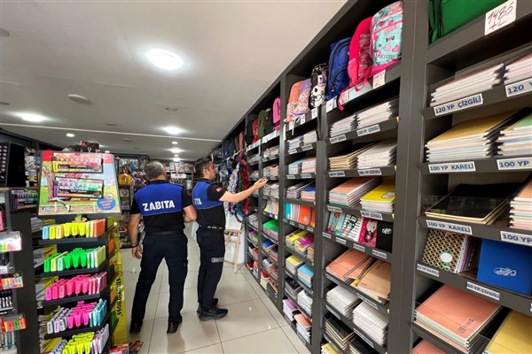 İnegöl’de zabıtadan kırtasiyelere denetim