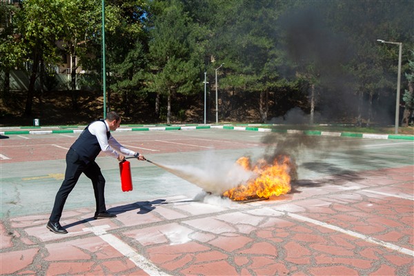 BURFAŞ tesislerinde yangın tatbikatı yapıldı