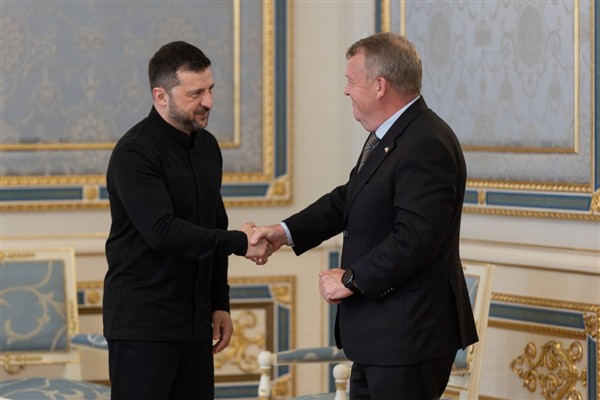 Zelenski, Danimarka Dışişleri Bakanı Rasmussen ile görüştü