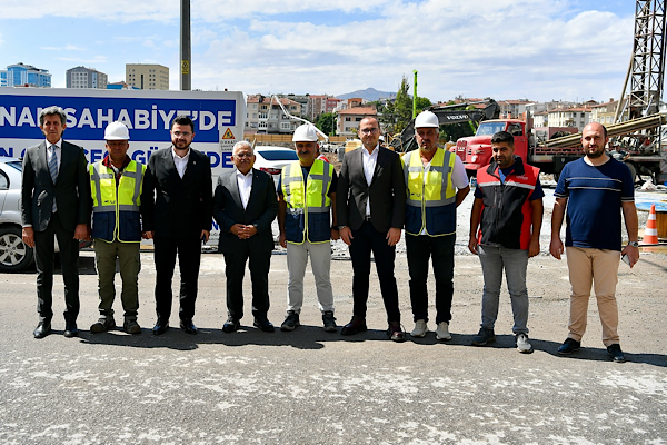Sahabiye Kentsel Dönüşüm 2. Etap çalışmaları yerinde incelendi