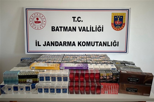 Batman’da bin 358 paket bandrolsüz sigara ele geçirildi.