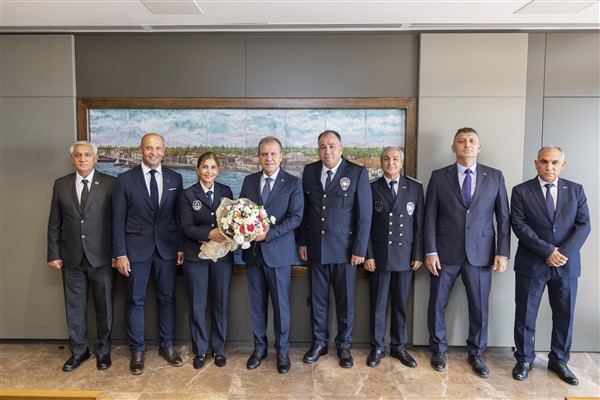 Tuğluoğlu ve şube müdürleri, Başkan Seçer’i ziyaret etti