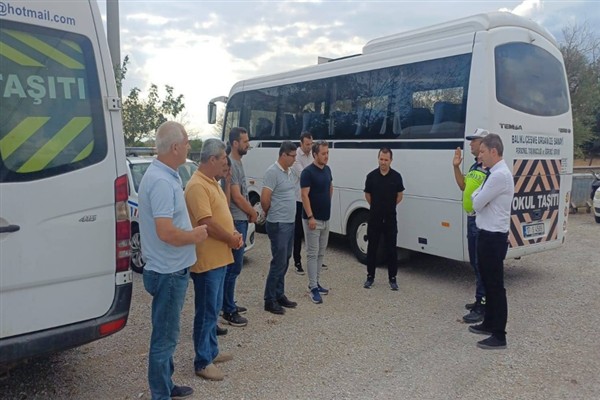 Çanakkale’de öğrenci servislerine denetim