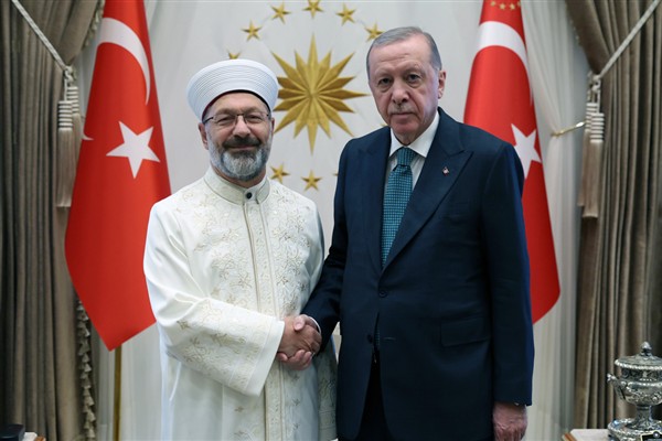 Cumhurbaşkanı Erdoğan, Prof. Dr. Erbaş’ı kabul etti