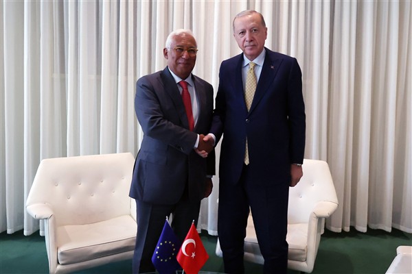 Cumhurbaşkanı Erdoğan, AB Konseyi Başkanı Costa ile görüştü