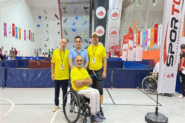 Rizeli sporculardan Para Tırmanış Türkiye Şampiyonası’nda altın madalya