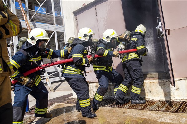 İzmir ve Manisa İtfaiyeleri afetlere karşı güçlerini birleştirdi