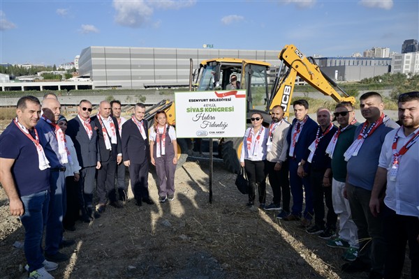 Sivas Kongresi’nin 106. yılında Esenyurt’ta 58 fidan toprakla buluştu
