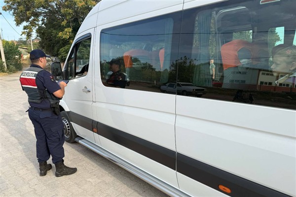 Edirne’de okul servislerine denetim