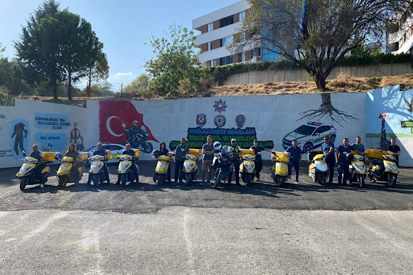Muğla’da PTT personeline güvenli motosiklet sürüşü eğitimi