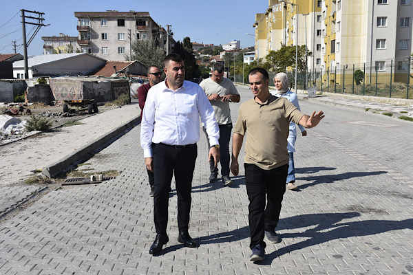Aksoy, mahallelerde yerinde inceleme yaptı