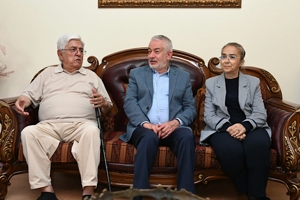 Başdeğirmen’den ,Tamer’e taziye ziyareti