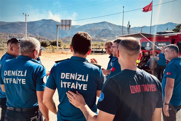 İzmir İtfaiyesi, Denizli yangınındaki görevini tamamladı