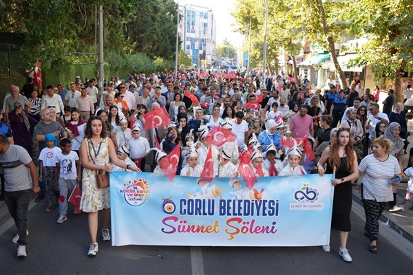 Çorlu Belediyesi Geleneksel Sünnet Şöleni gerçekleştirildi