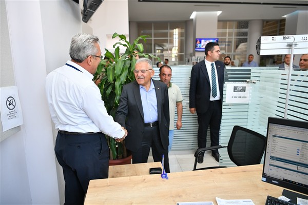 Başkan Büyükkılıç’tan KASKİ Genel Müdürlüğü’ne ziyaret