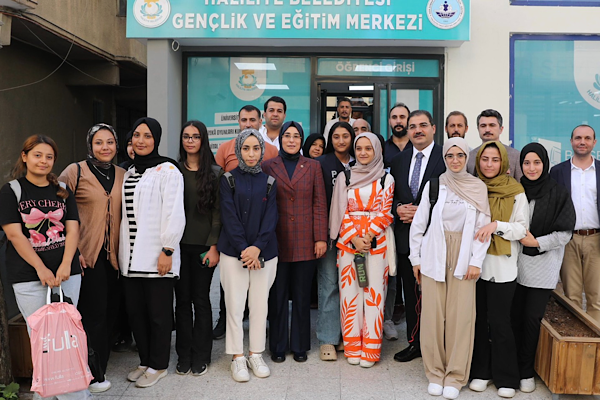 Canpolat ve Yazmacı’dan Haliliye eğitim merkezlerine ziyaret