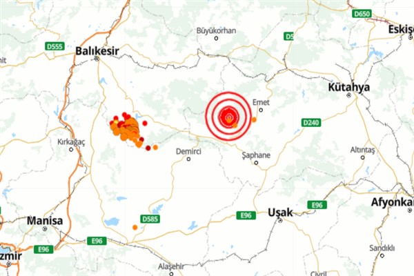 Kütahya’da 5,5 deprem