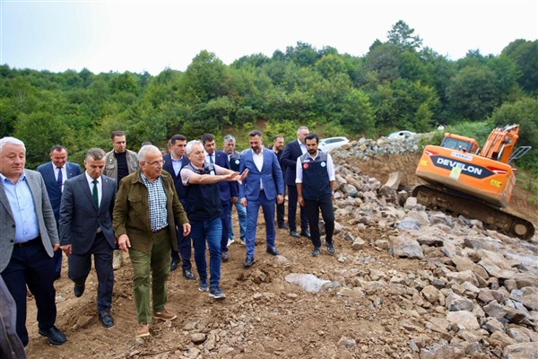 Başkan Güler, Akören Gölet çalışmasını inceledi