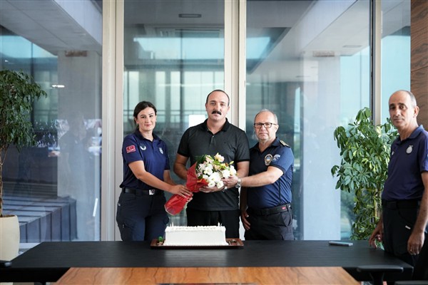 Başkan Kotan, personelin Zabıta Haftası’nı kutladı