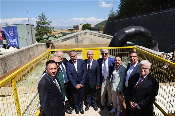 Bursa’da Çınarcık Barajı’ndan su aktaracak bypass hattı devreye alındı