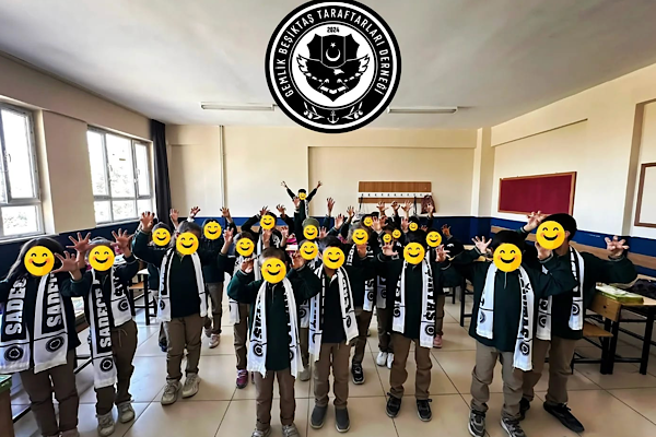 Gemlik Beşiktaş taraftarları Van’da eğitim malzemesi dağıttı