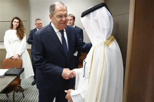 Al Muraikhi, Rusya Dışişleri Bakanı Lavrov ile görüştü