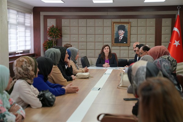 Kanserle Mücadele Derneğinden DBB’ye teşekkür ziyareti