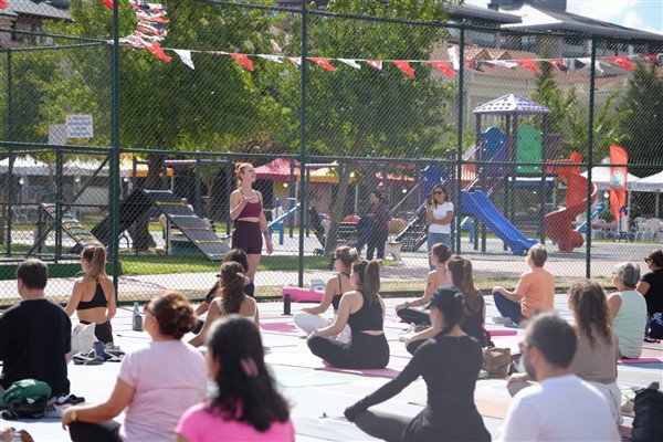 Patifest’in ikinci gününde yoga etkinliği