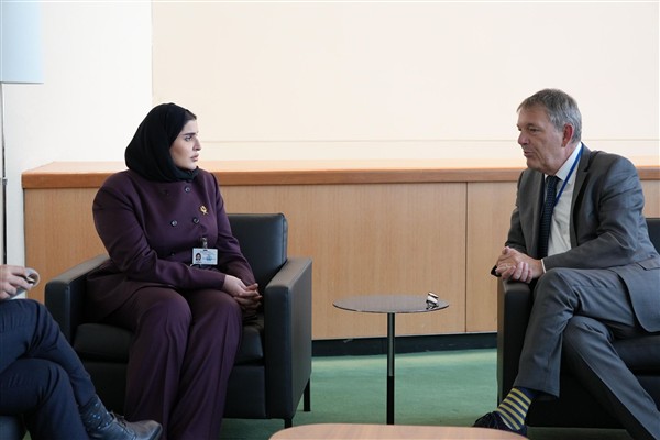 Al Misnad, UNRWA Genel Komiseri Lazzarini ile görüştü