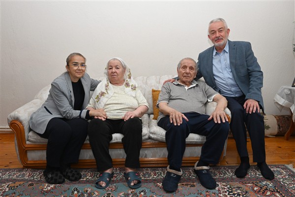 Başkan Başdeğirmen’den gazeteci Hilmi Özdemir’e ziyaret