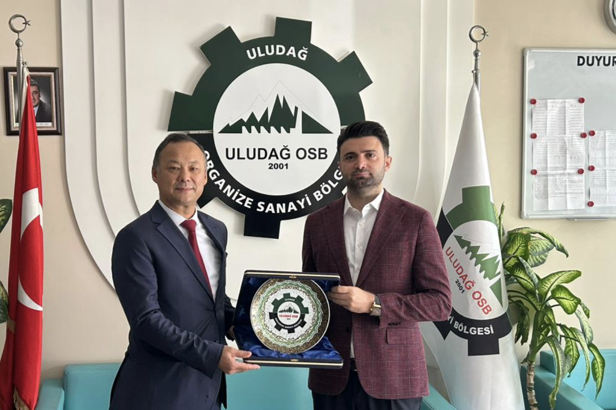 Kazakbaev, Çelik’i ziyaret etti