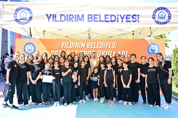 Yıldırım Belediyesi’nin yaz spor okullarından 62 bin 542 öğrenci yararlandı