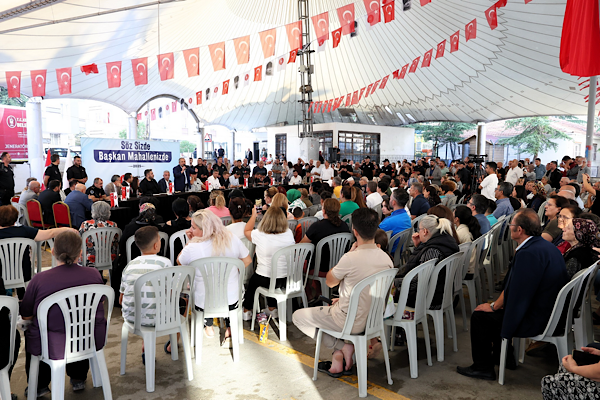 Özarslan, 19 Mayıs Mahallesi sakinleriyle buluştu