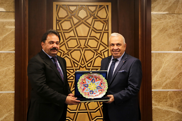 Başkan Şadi Özdemir’den Emniyet Müdürü Gökce’ye hayırlı olsun ziyareti