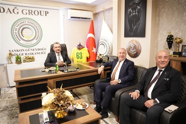 Özdağ’dan Sanayi ve Ticaret Konfederasyonu Güneydoğu Bölge Başkanlığı’na ziyaret